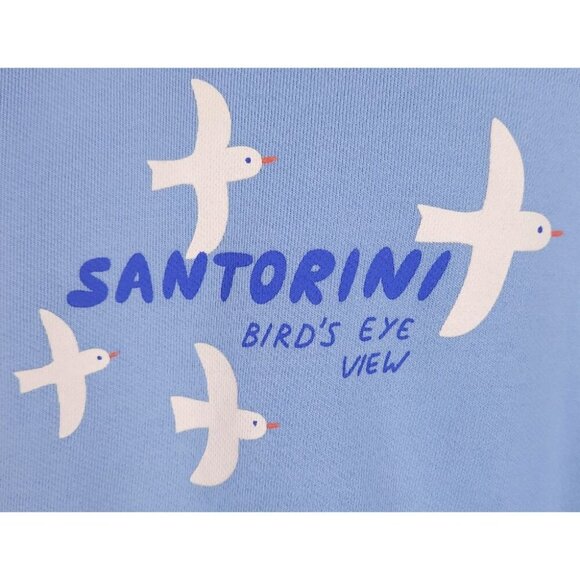 TINYCOTTONS Kids Santorini Birds Sweatshirt Size 4Y Blue - Picture 4 of 16
